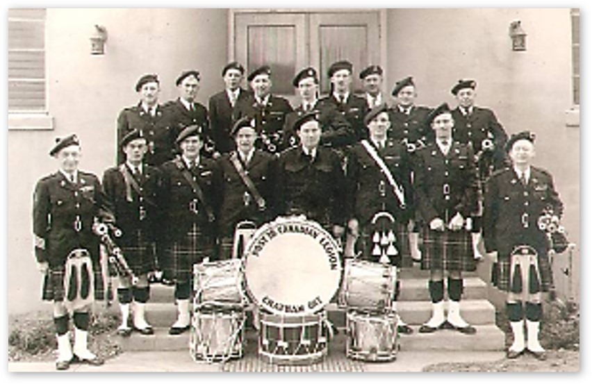 Kent Branch: History of the Chatham Legion 642 Pipes & Drum Band